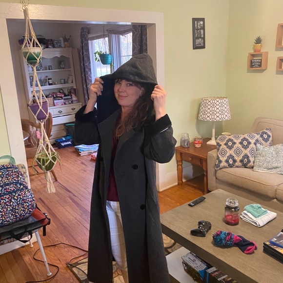 Herman Kay Petite long winter coat hooded - Picture 5 of 11